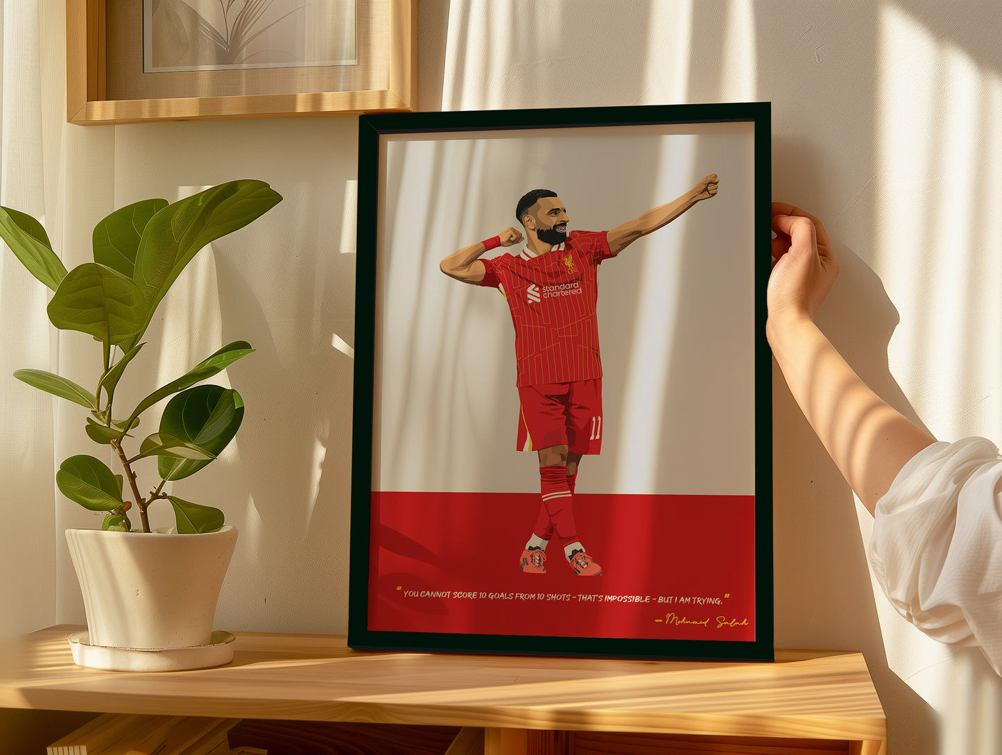 Mohamed Salah Liverpool Poster - 2025 Design