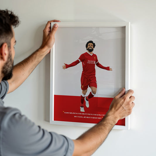 Mohamed Salah Liverpool Framed Poster