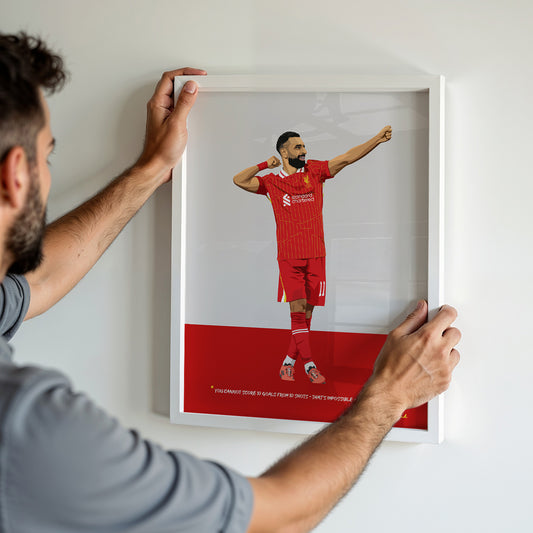 Mohamed Salah Liverpool Poster - 2025 Design