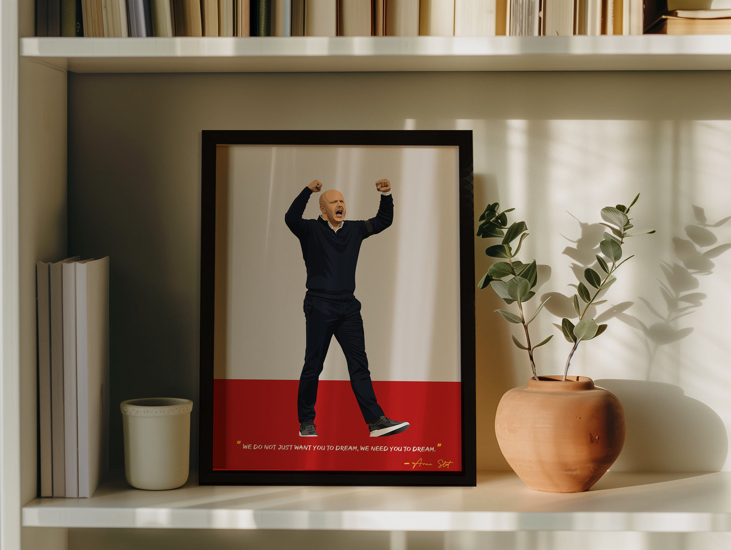 Arne Slot Liverpool Poster