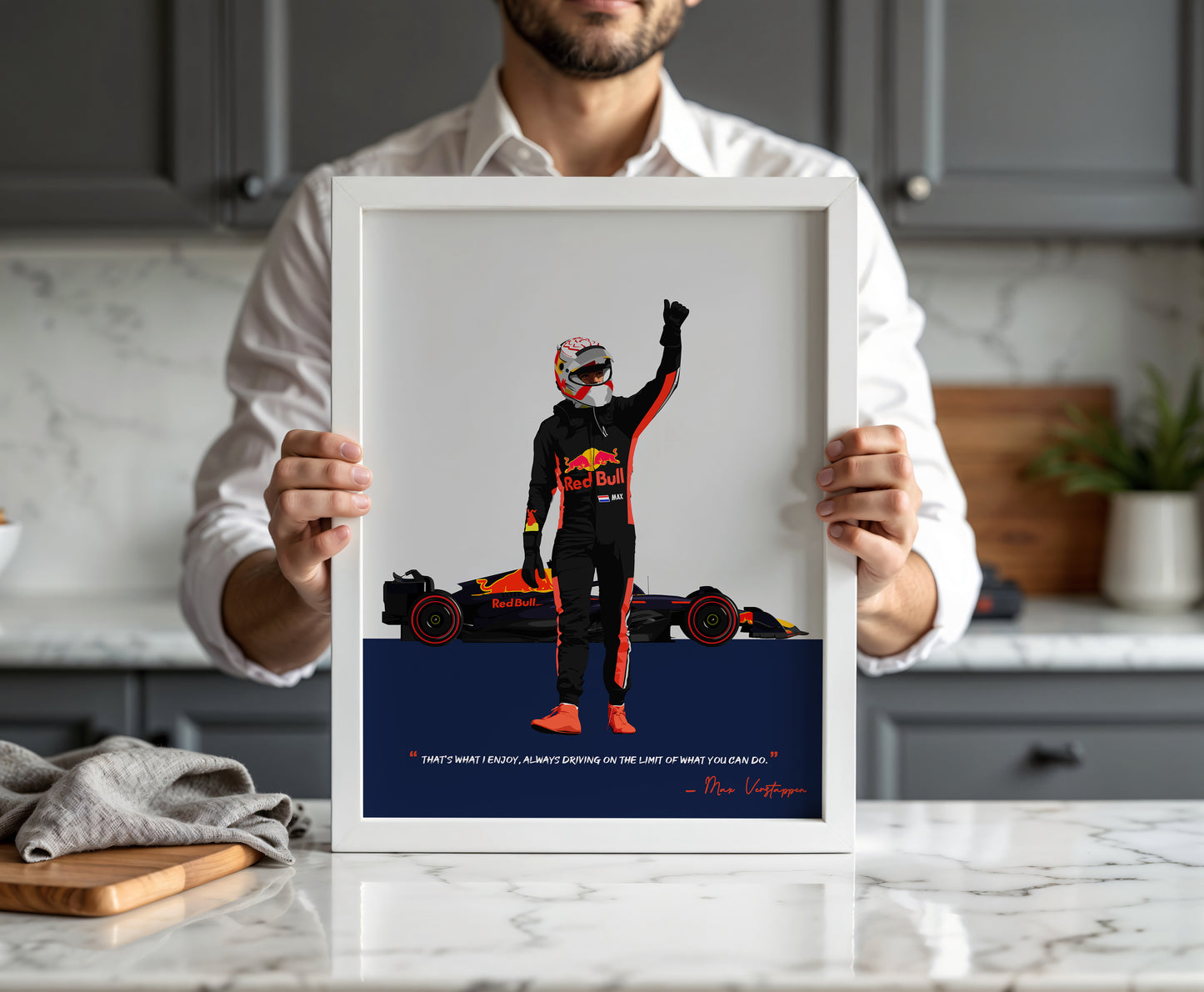 Max Verstappen Frame, F1 Poster