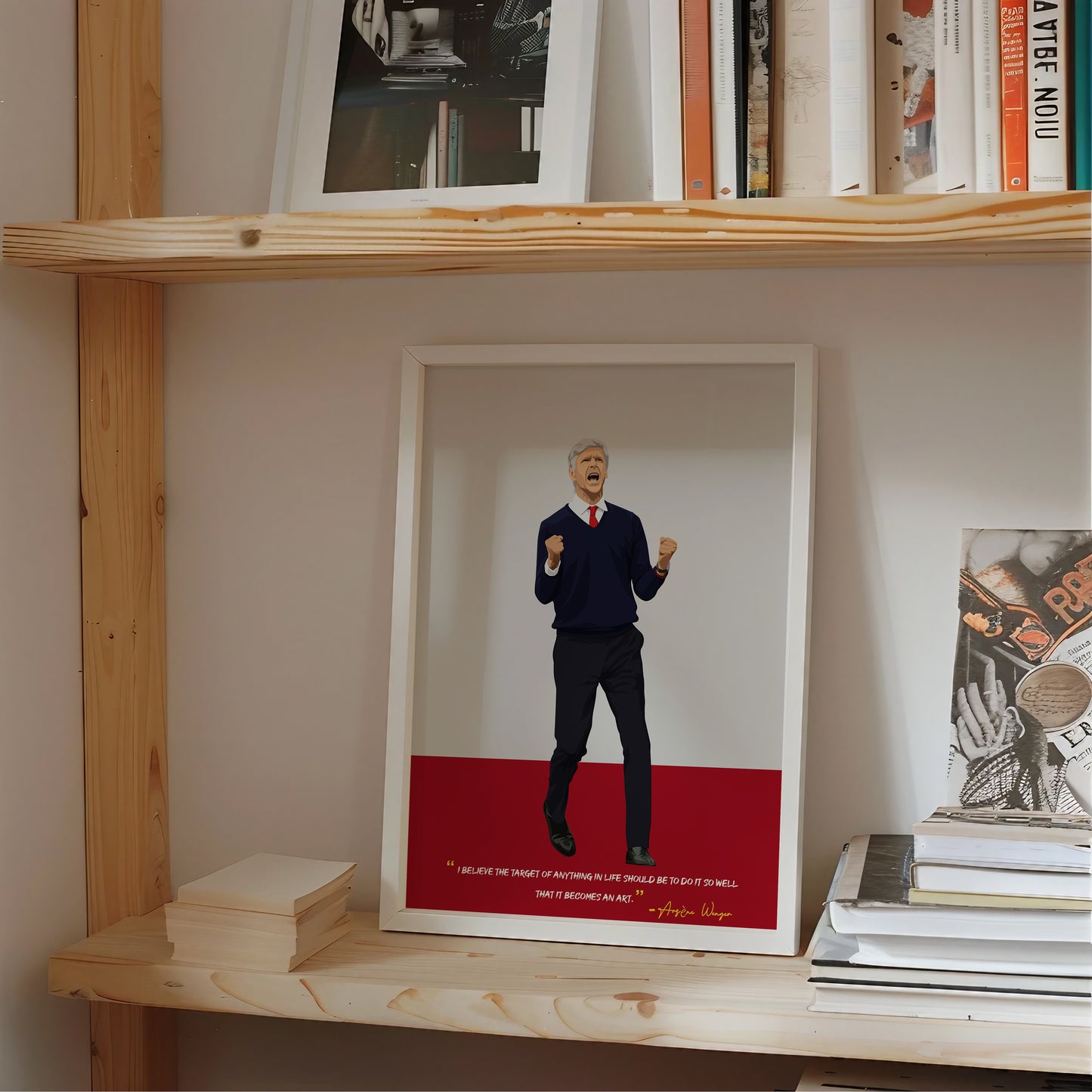 Arsene Wenger Arsenal Framed Poster