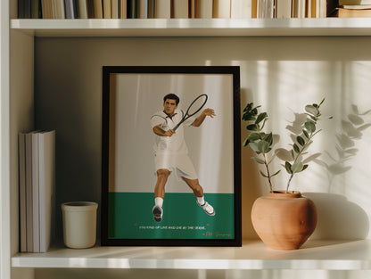 Pete Sampras Poster - Tennis Frame