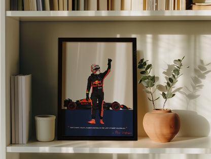 Max Verstappen Frame, F1 Poster