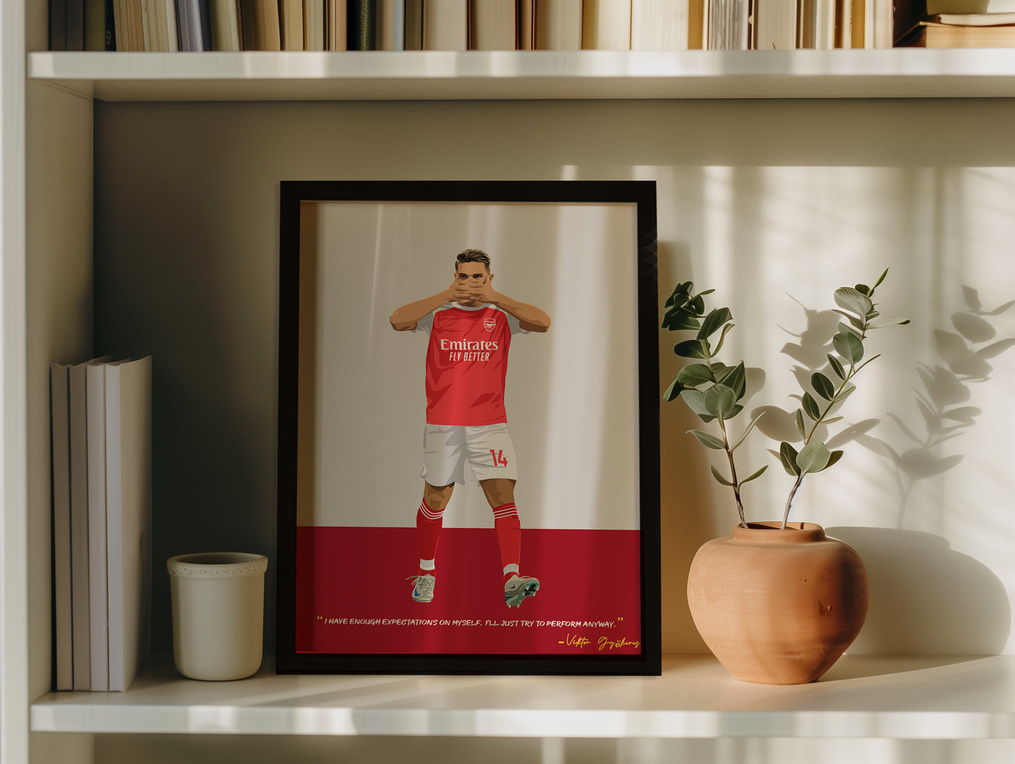 Viktor Gyokeres Arsenal Framed Poster