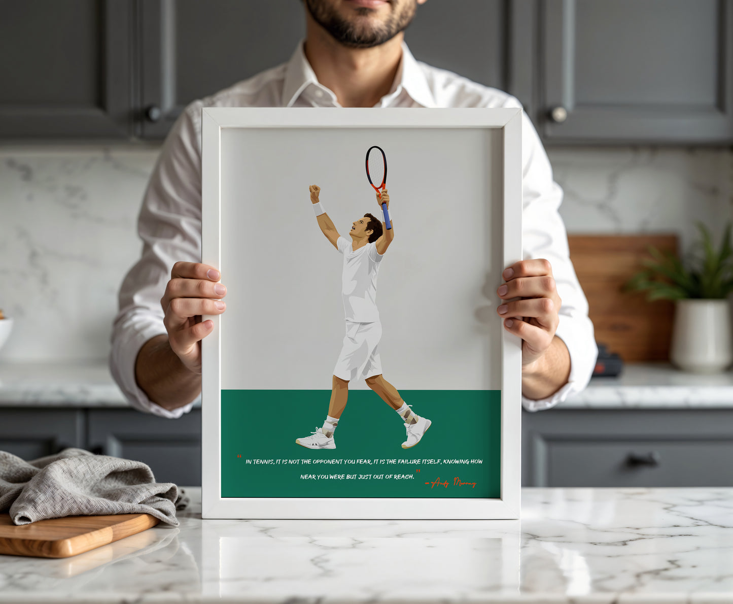 Andy Murray Poster - Tennis Frame