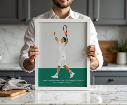 Andy Murray Poster - Tennis Frame