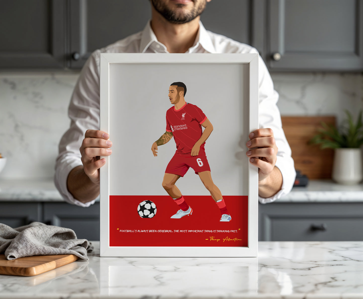 Thiago Alcantara Liverpool Poster