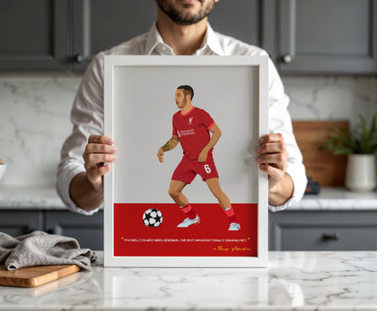 Thiago Alcantara Liverpool Poster