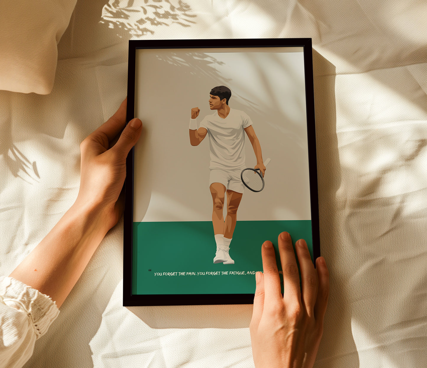 Carlos Alcaraz Poster - Tennis Frame