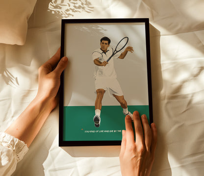 Pete Sampras Poster - Tennis Frame