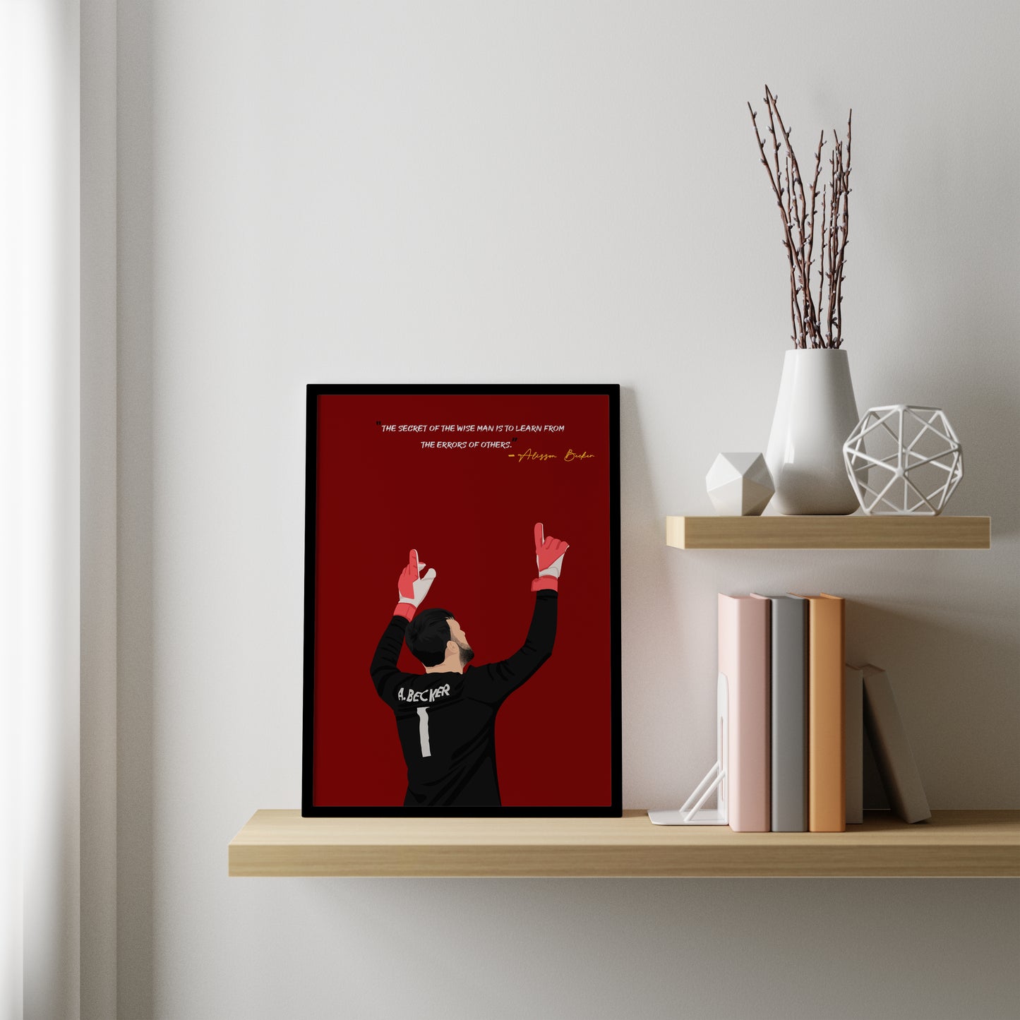 Alisson Becker Liverpool Framed Poster