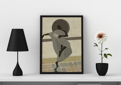 Abstract Dancing Vintage