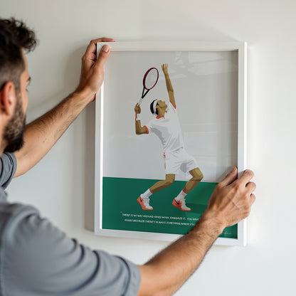 Roger Federer Framed Poster