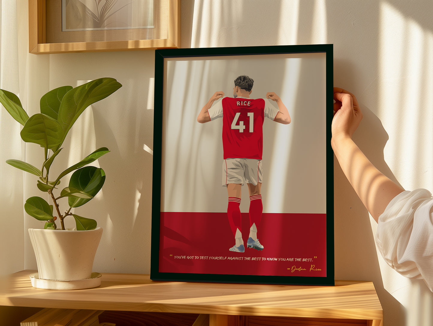 Declan Rice Arsenal Framed Poster