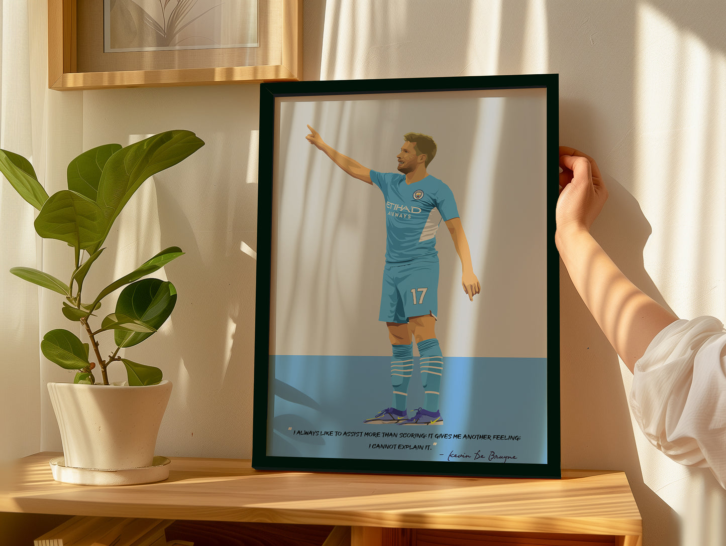 Kevin De Bruyne Manchester City Framed Poster