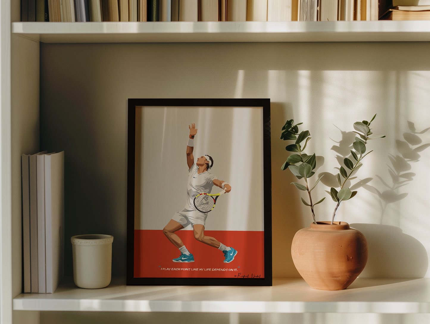Rafael Nadal Framed Poster