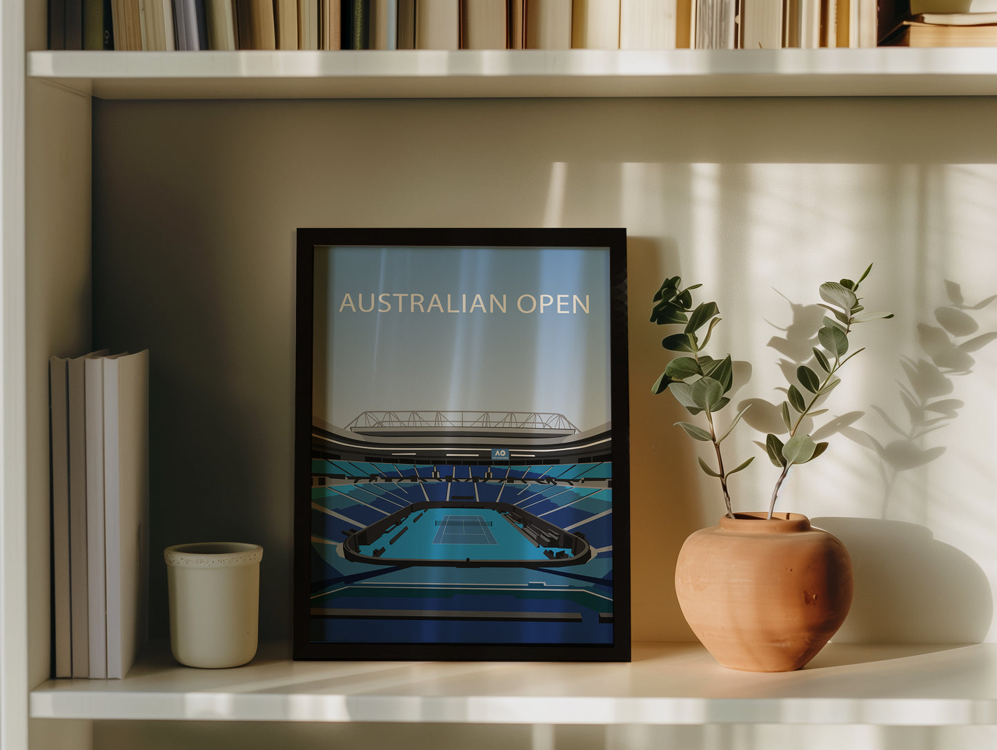 Australian Open Stadium Frame - Tennis Poster