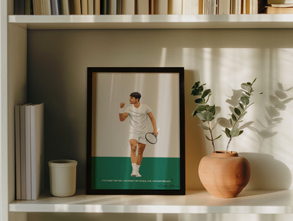 Carlos Alcaraz Poster - Tennis Frame