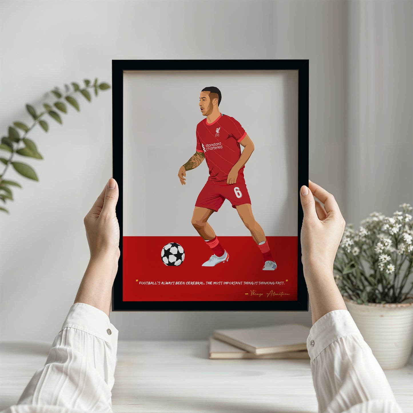 Thiago Alcantara Liverpool Poster