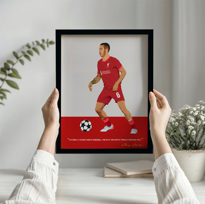 Thiago Alcantara Liverpool Poster