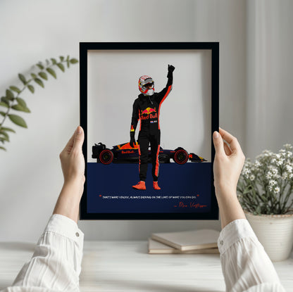 Max Verstappen Frame, F1 Poster