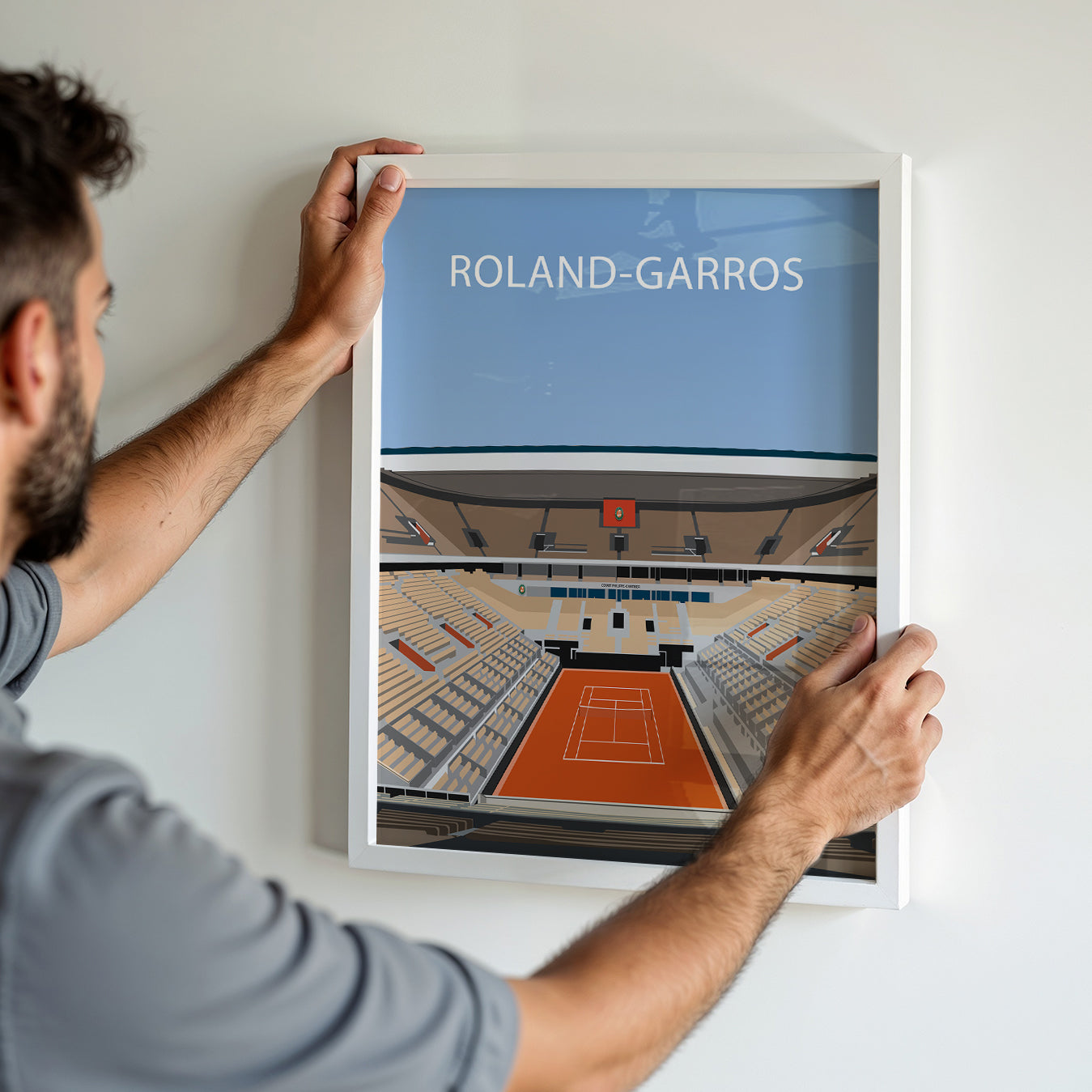 Roland Garros The French Open Framed Poster