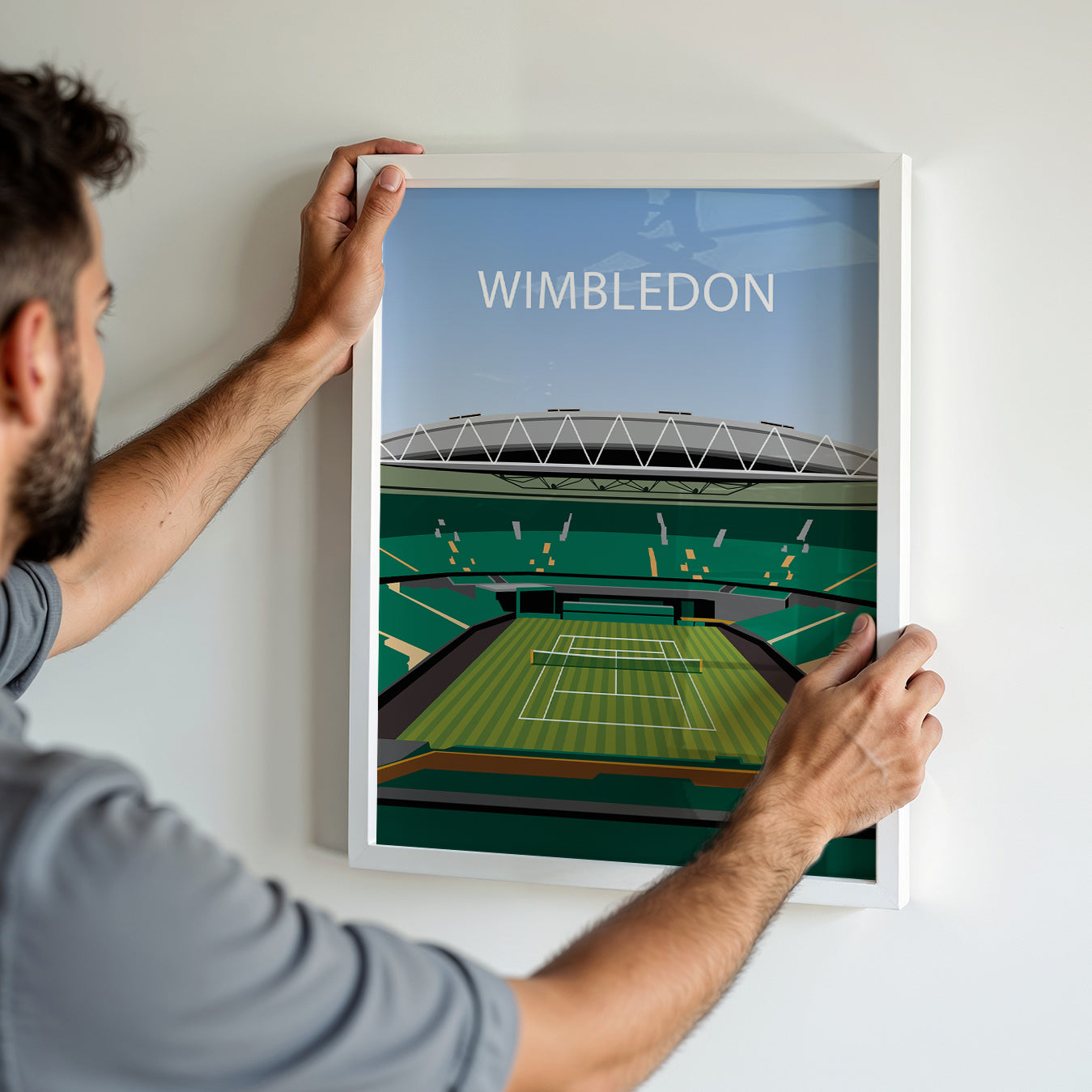 Wimbledon Stadium - Tennis Poster