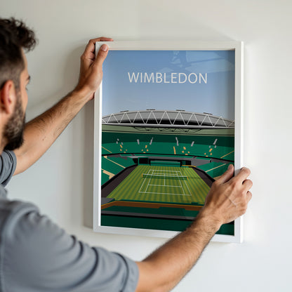 Wimbledon Stadium - Tennis Poster