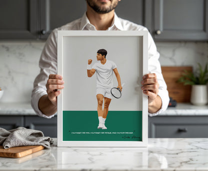 Carlos Alcaraz Poster - Tennis Frame