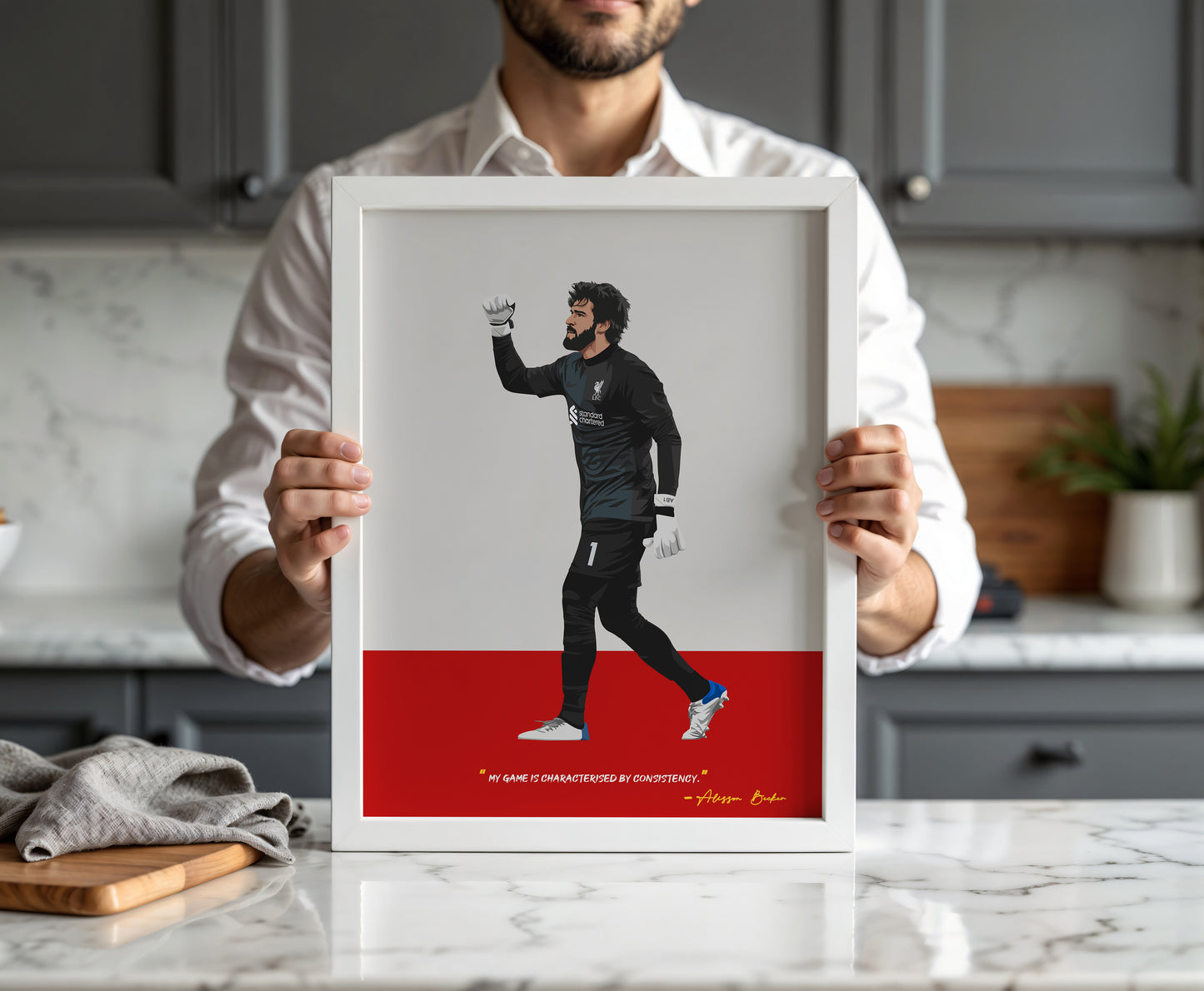 Alisson Becker Liverpool Poster - New Desgn