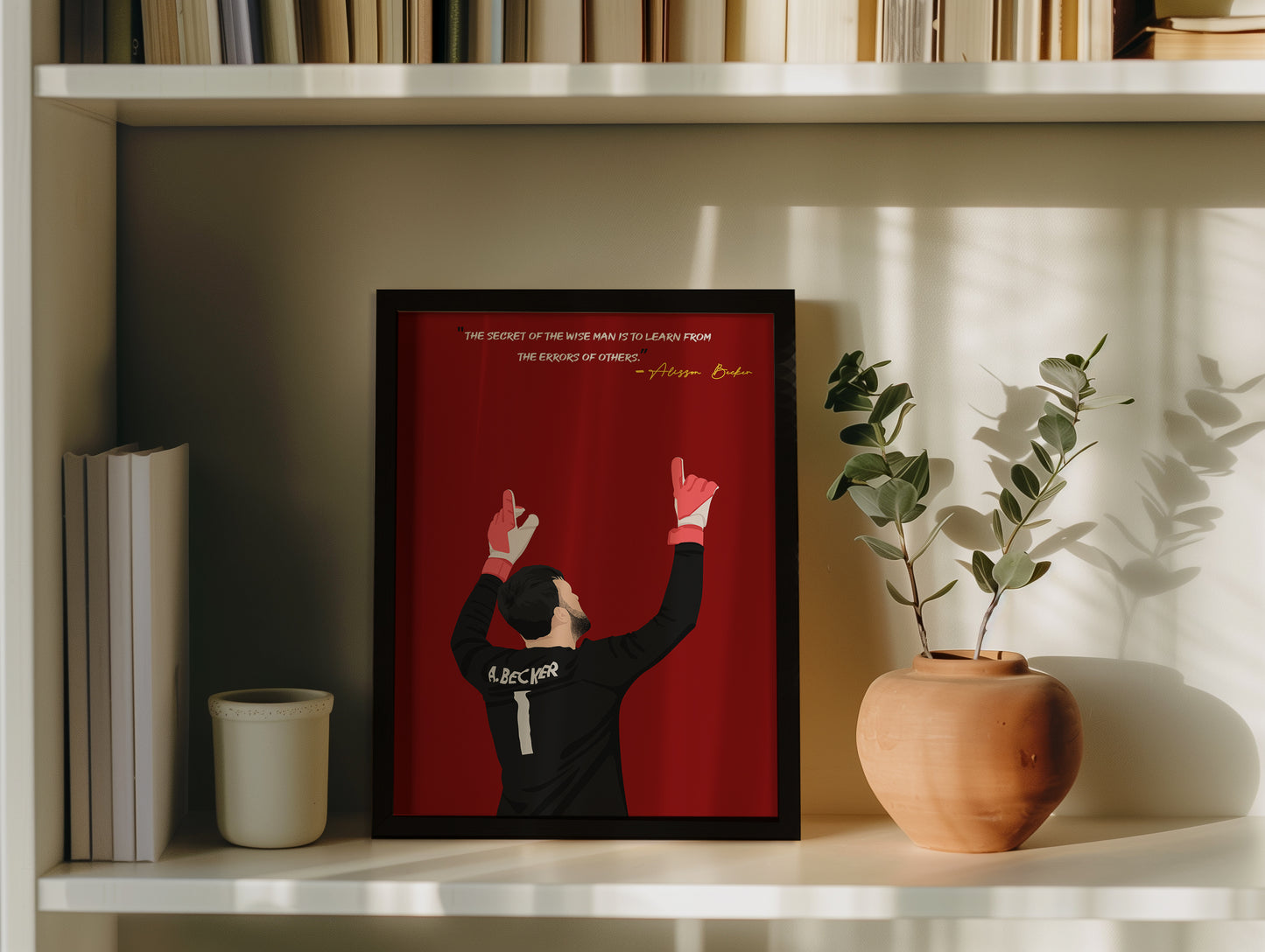 Alisson Becker Liverpool Framed Poster
