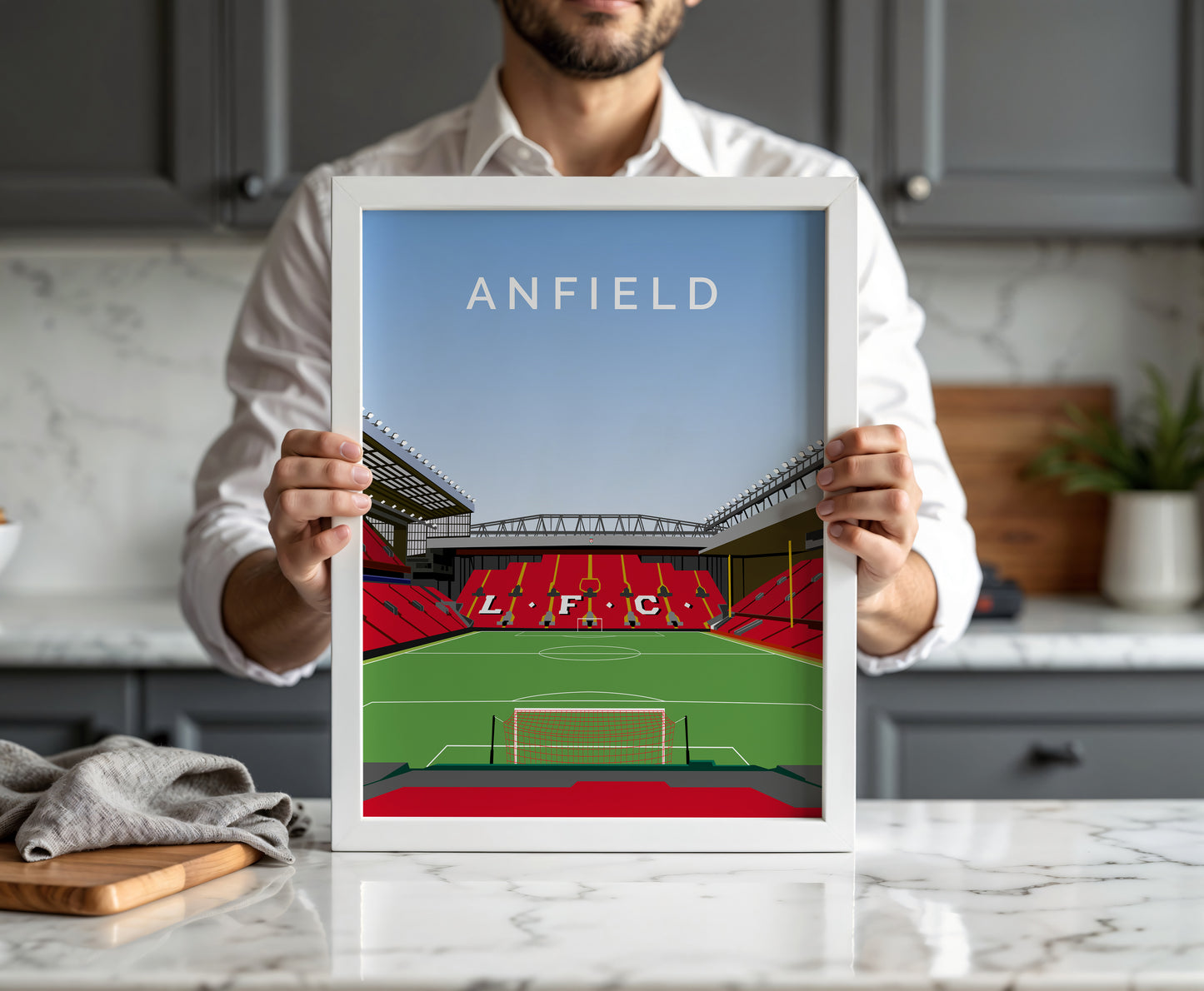 Anfield Interior Liverpool FC Poster