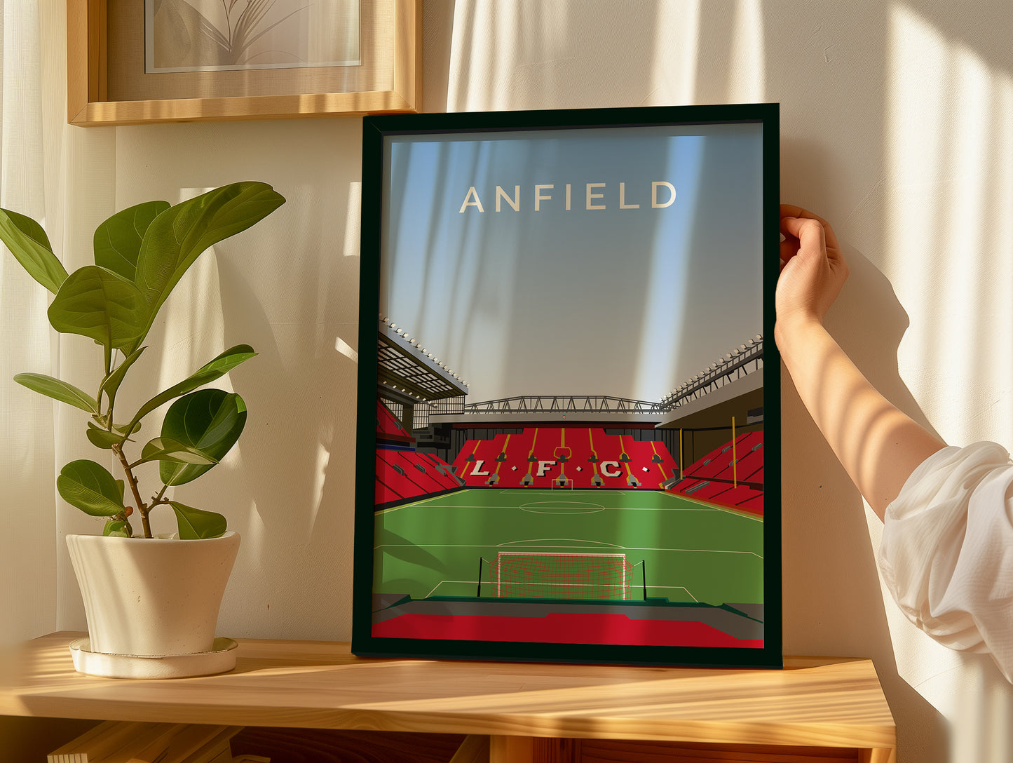 Anfield Interior Liverpool FC Poster