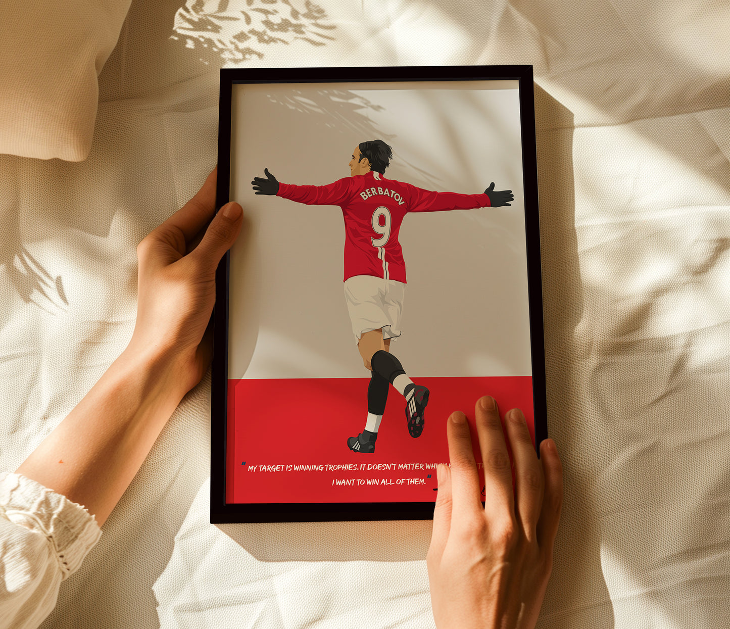 Dimitar Berbatov Manchester United Framed Poster