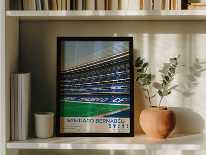 Santiago Bernabeu Stadium - Real Madrid Framed Poster
