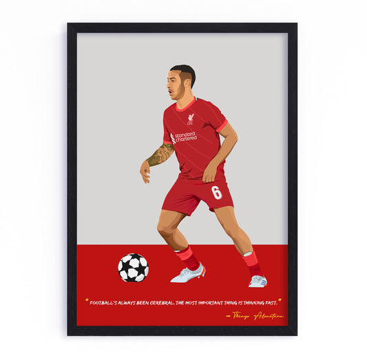 Thiago Alcantara Liverpool Poster