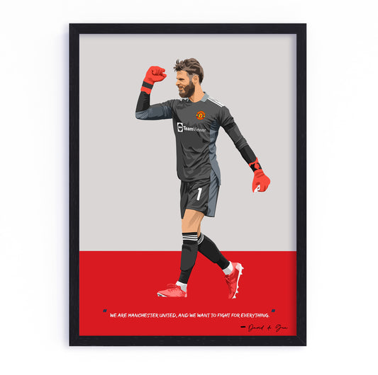 David de Gea Framed Poster - New Design 2025