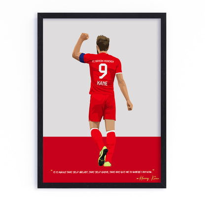 Harry Kane Bayern Munich Poster