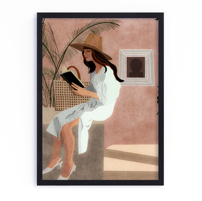 Women Reading Book