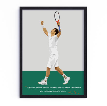 Andy Murray Poster - Tennis Frame