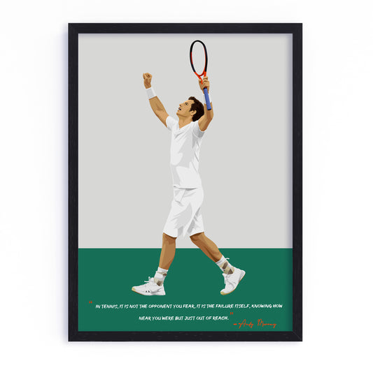 Andy Murray Poster - Tennis Frame