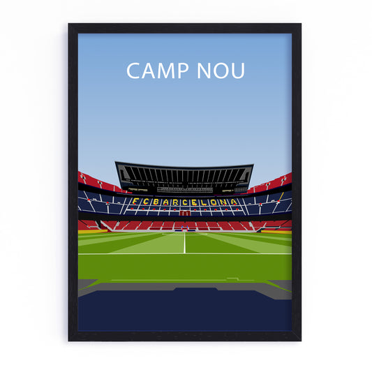 Camp Nou Stadium Frame - Barcelona Poster