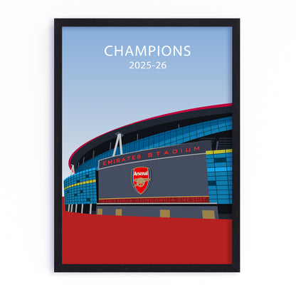 Arsenal Premier League Champions 2025/26 Edition