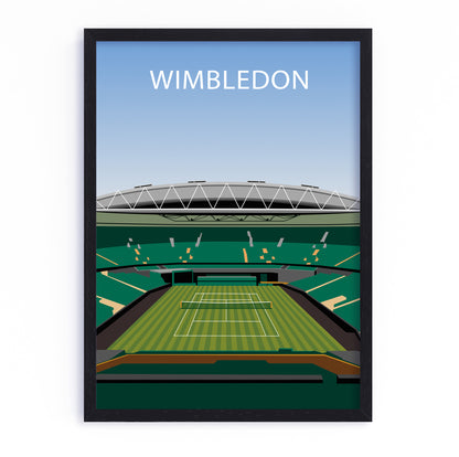 Wimbledon Stadium - Tennis Poster