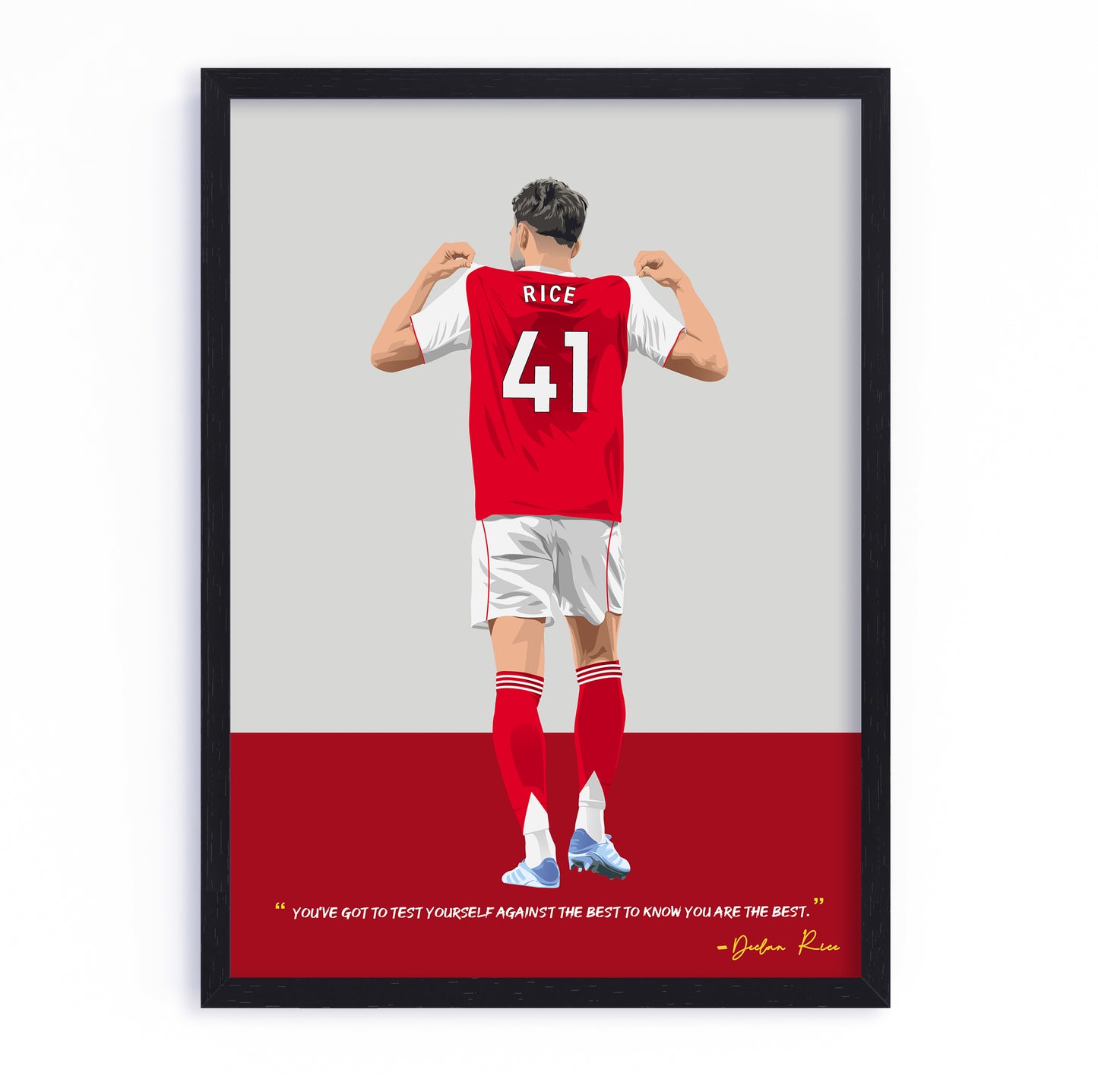 Declan Rice Arsenal Framed Poster