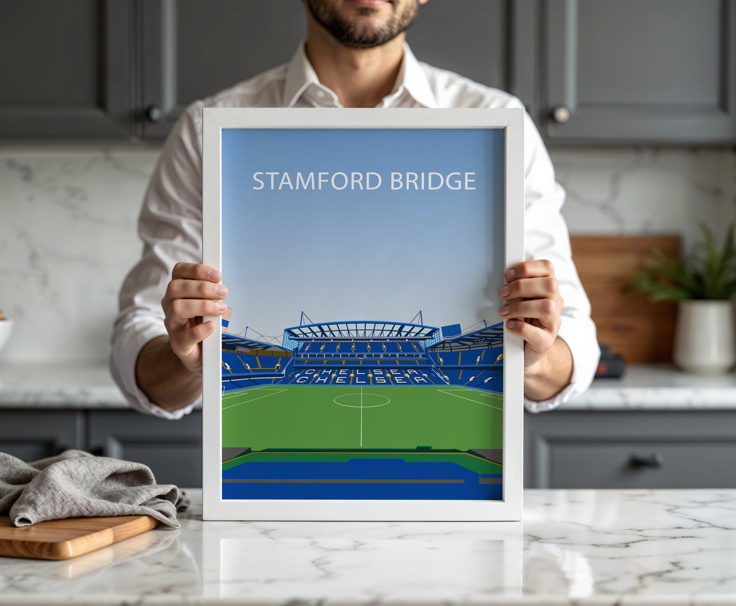 Stamford Bridge Chelsea FC Framed Poster