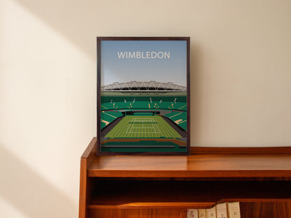 Wimbledon Stadium - Tennis Poster