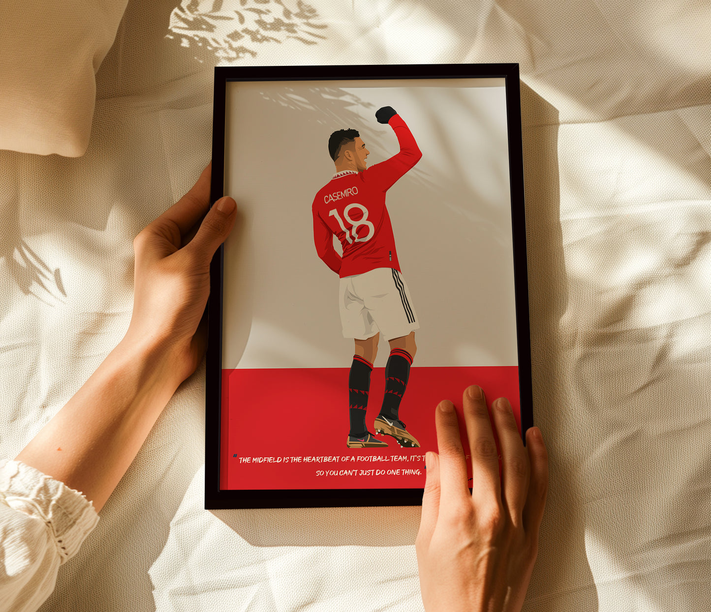 Casemiro Manchester United Framed Poster
