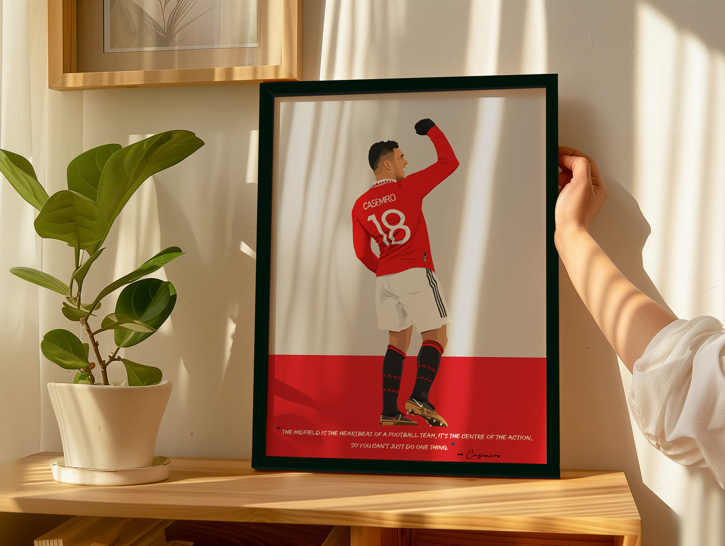 Casemiro Manchester United Framed Poster